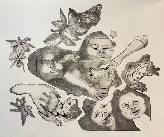 Kristin Erm "Sirelipõõsas / In the Lilac Bushes"